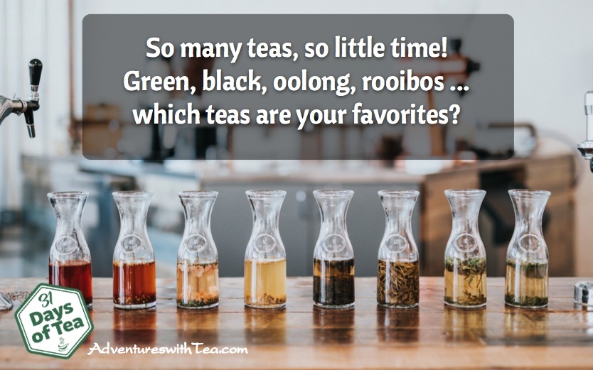 Favorite types of tea
