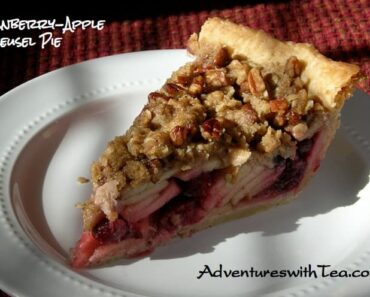 Cranberry-Apple Streusel Pie